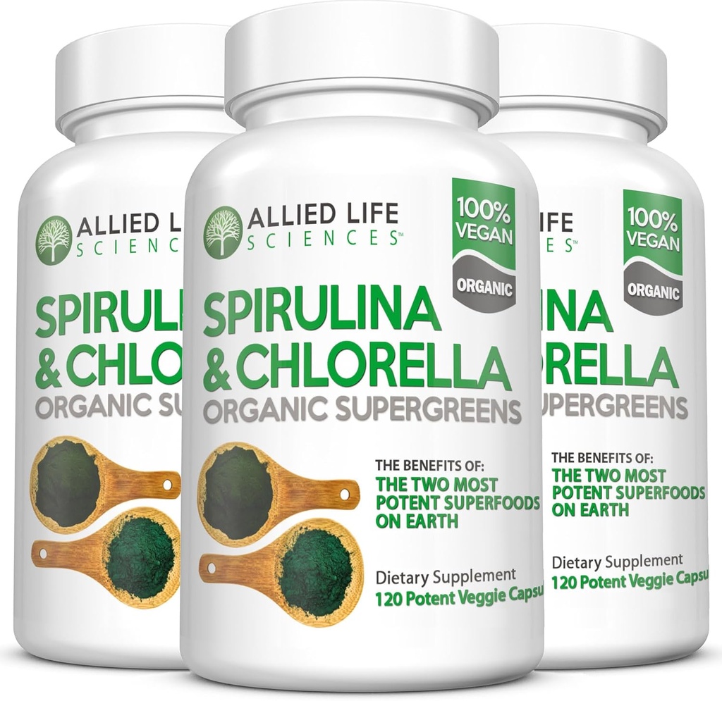 Allied Life Spirulina et Chlorella.