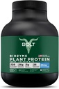 Protéine végétale de bioenzyme Bolt avec superaliments Phycocyanine et herbes ayurvédiques. Profil complet de l'acide amino pour le soutien et la récupération musculaire.