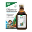 Floradix Kinder Love Multivitamine pour enfants - Supplément à base de plantes - Multivitamine liquide pour enfants - Vitamines A, C, D & E, Calcium et plus - Végétarien, Non-OGM, Sans gluten - 8,5 fl oz