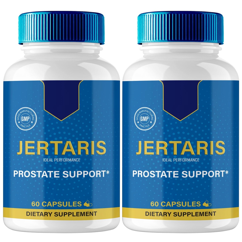 IDEAL PERFORMANCE Jertaris Capsules, Jertaris Prostate Health Supplement Pills - Extra Strength, Jertaris soutient la santé de la prostate Toutes les formules naturelles, Jerta RIS Capsules, Jer Taris Reviews (2 Pack)