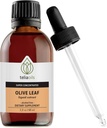 Extrait de glycérine de feuille d'olive grecque de qualité supérieure Teliaoils, riche en oleuropéine antioxydante, pur et puissant, non OGM, végétalien, sans gluten, facile à utiliser, sans alcool 2 fl oz. (60ml)