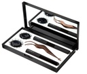 Kit de contrôle de laashify - Ensemble de démarreur bricolage de laash - Bold Gossamer noir 10mm, 12mm, étui de voyage noir, baguette de contrôle