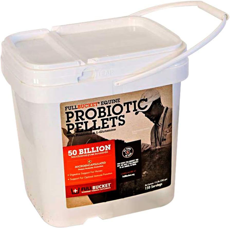 Pellets probiotiques pour la santé de l'Equine FullBucket