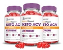(3 packs) Gummées de cidre de pomme à croûte rapide à vinaigre de cidre de pomme à croûte rapide Extreme 2000MG Gummées de cidre de pomme à croûte de grenade en poudre B12 Vegan Non OGM 180 Gummys