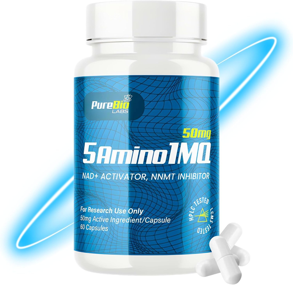 Elite 5A-1-Molecule (50mg), NAD+ Activator & NNMT Inhibiteur, Complexe avancé de soutien métabolique et de conditionnement physique, haute pureté, fabriqué aux États-Unis - 60 Capsules