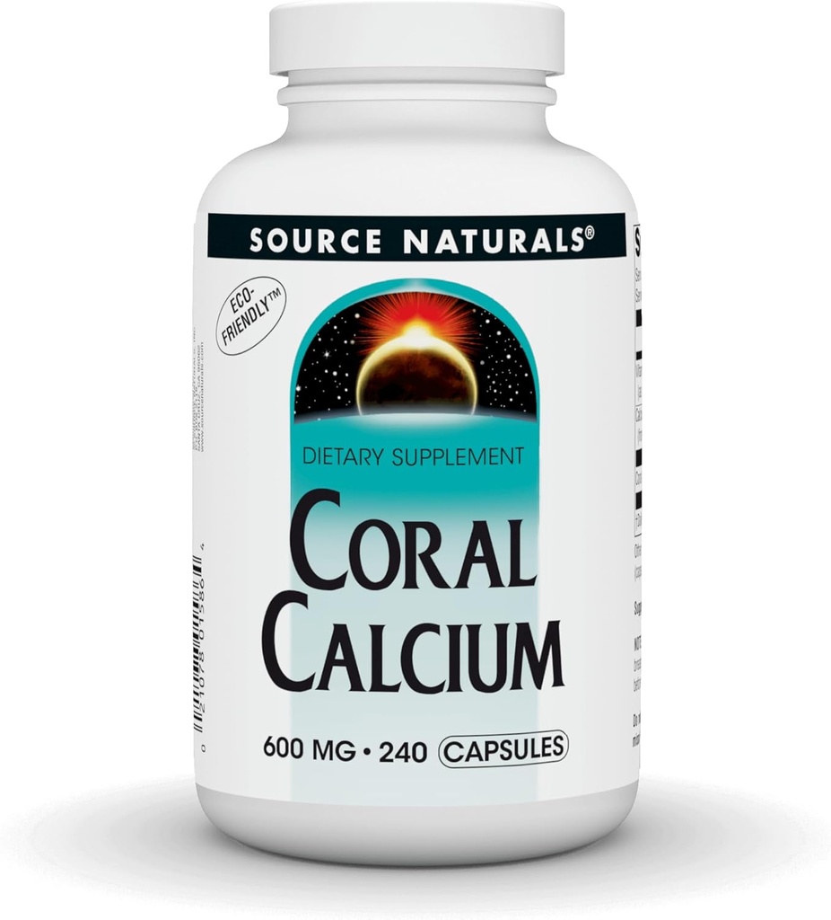 Source Naturals Calcium corallien - 600mg - 240 Capsules