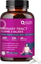 NATURE TARGET Probiotiques pour les femmes Santé urinaire avec D Mannose et canneberge - 60 milliards d'UFC Probiotiques vaginaux pour la santé digestive, UTI et PH équilibre avec les prébiotiques - 90 capsules