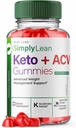 Rize labs Simply Lean Keto + ACV Gummies for Advanced Weight Loss, Supplément, Gomitas Maximum Strength, Simply Lean Advanced Formula Review (60 Gummies)