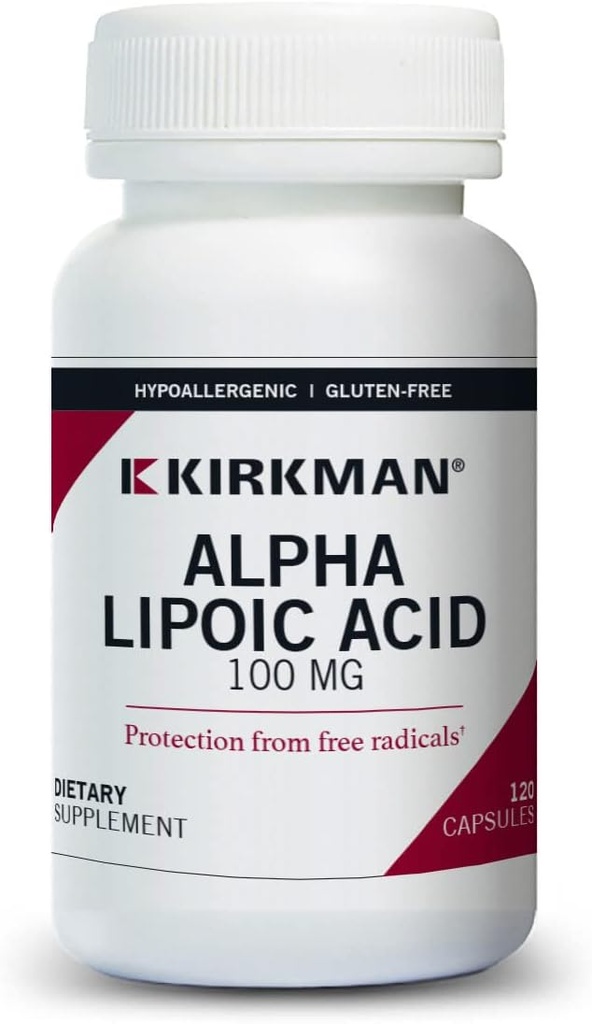 Kirkman Alpha Acide lipoïque 100 mg - Hypoallergénique