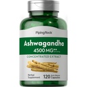 Piping Rock Ashwagandha Capsules de $ 120 Comte $ Supplément à base de plantes avec extrait de poivre noir $ pour les femmes et les hommes $ Non-OGM, sans gluten