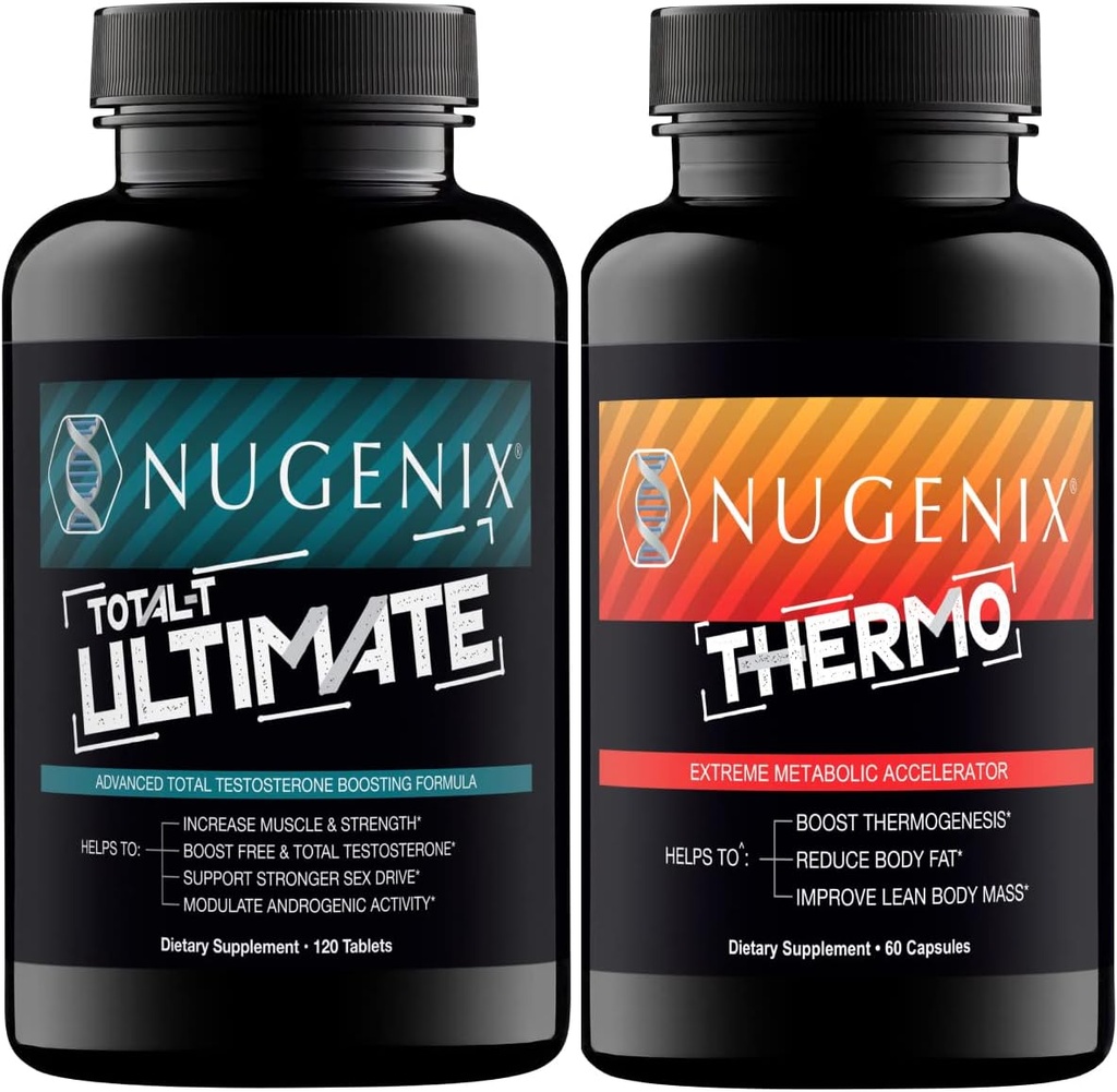 Nugenix Total-T Ultimate and Thermogenic Fat Burner for Men