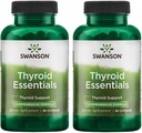 Swanson Thyroïde Essentials 90 Capsules (2 Pack)