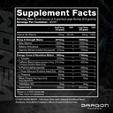DRAGON PHARMA Venom Extreme Potency Pre-Workout, Laser Sharp Focus + Energy, Intense Performance, Proven Ingredients for Enhanced Vasodilation & Endurance (40 Servings, American Juice)
