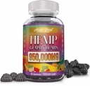Supplément Huile de chanvre biologique naturelle à haute puissance - Huile de chanvre biologique naturelle Gummies Gomitas Vegan Advanced