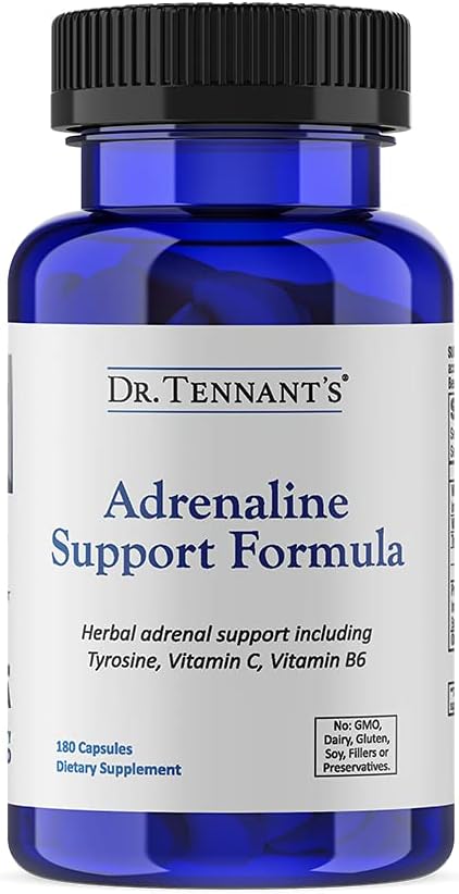 La formule de soutien à l'adrénaline du Dr Tennant appuie la santé, les niveaux d'énergie et la fonction immunitaire de l'adrénaline.