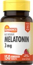 Sundance Melatonin Dissolve rapidement 3mg de 150 comprimés Dissolve rapide.