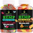 2PACK Gommies de chanvre-Fresh Papillons et Delicious Hemp Gummy Peach-pour le sommeil, le calme et la détente- Inflammation Fête de chanvre naturel-Fabriqué aux États-Unis