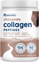 NativePath Collagen Peptides - Collagène hydrolysé de type 1 et 3. Poudre de protéines pour cheveux, peau, ongles, os, articulations, digestion et plus - Pas de gluten ou de lait (chocolat, 268g)
