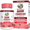 MaryRuth Organics Gommies de canneberge bio - Supplément de 500mg