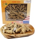 DOL Selected American Wisconsin Farmed Ginseng Root Medium & Large Combinaisons de Ginseng Cultivated Wisconsin American Ginseng (Medium 8oz/Box)