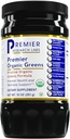 Premier Research Labs Premier Bio Greens - Super Greens Powder, Greens Superfood Powder for Drinks, Green Juice, Nutrition Support, Supergreens for Men & Women, Spinach, Alfalfa, Chlorella - 10 oz