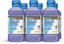 Solution d'électrolyte de raisin GoodSense - Remplace les électrolytes, les fluides et le zinc pour les enfants et les adultes, boisson d'hydratation pour la déshydratation, 33,8 onces de fluides (paquet de 6)