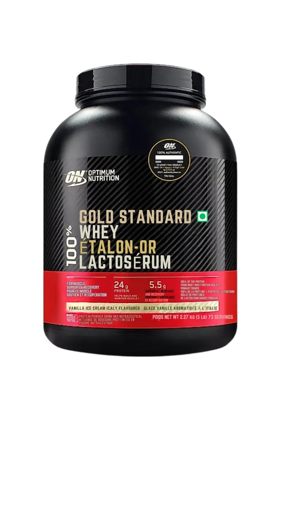 Optimum Nutrition Gold Standard 100% Whey Protein Vanilla Ice Cream, 80 portions