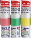 POY-SIAN Mark II Menthol Aromathérapie Inhalateur nasal, remède à base de plantes naturelles avec des huiles essentielles de refroidissement Poysian (paquet de 3)