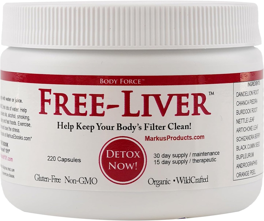 Body Force Liver Formula Capsules by Markus