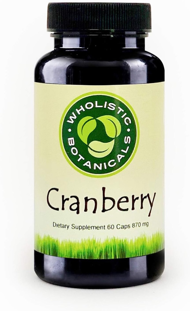 Capsule de canneberge — Pilules de canneberge, santé urinaire, santé de la prostate et du rein — 60ct
