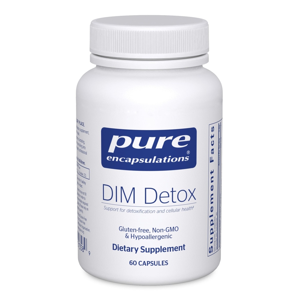 Encapsulations pures Détox de DIM Soutien supplémentaire pour la désintoxication et la santé cellulaire*