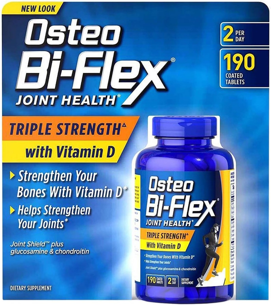 Osteo Bi-Flex Triple Strength avec vitamine D (dénombrement 220)