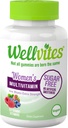 Wellvites sans sucre Multivitamine Gummies pour les femmes avec biotine, végétalien, non-OGM - Vitamines pour les femmes, vitamine A, B6, et B12, Pas d'édulcorants artificiels, sans gluten, 60 Compte (30 jours d'approvisionnement)