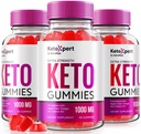 (3 Pack) KetoXpert Keto Gummies, Keto Expert ACV Gummies Advanced Formula, Keto Xpert Maximum Strength 1000MG Gummys, Keto supplément de vinaigre de cidre de pomme, KetoXpert Vitamines Avis (180 Gummies)