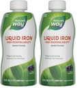 Nature's Way Fer liquide, Fournit la valeur quotidienne de fer, sans sucre, aromatisé aux baies, 16 Fl. Oz. (paquet de 2)
