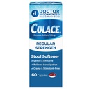Adoucisseur de tabouret à force régulière de Colace 100 mg Capsules 60 Compte Docusate Adoucisseur de tabouret de sodium pour un soulagement doux et dépendant