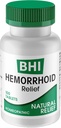 BHI Natural Hemorrhoid Relief Soignes Brûlure, gonflement, démangeaisons, douleur rectale et malaise 8 Force maximale Ingrédients actifs homéopathiques Facilité de l'intérieur pour les femmes et les hommes - 100 comprimés