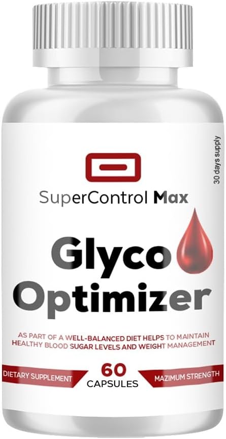 Super Control Max Glyco Optimizer - Super Control Max Glycogen Support - Glyco Optimize Pills (60 Capsules - 1 Month Supply)