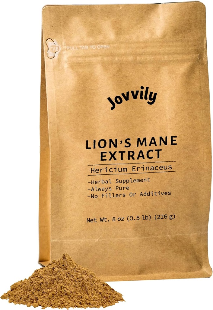 La Mane du Lion - 8 oz - Extrait d'Héricium Erinaceus - Supplément à base de plantes - Toujours pur