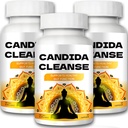 Candida Cleanse - Support Gut & Colon, Formule avancée - Origan Feuille, Wormwood, Noix noire, Acides Capryliques