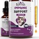 Soutien immunitaire pour les chats - Aide à soutenir un système immunitaire sain - Cat Immune Booster - Soutien immunitaire pour chat - Supplément immunitaire pour chat - Soutien immunitaire pour chat - Supplément immunitaire pour chat - 1 fl oz