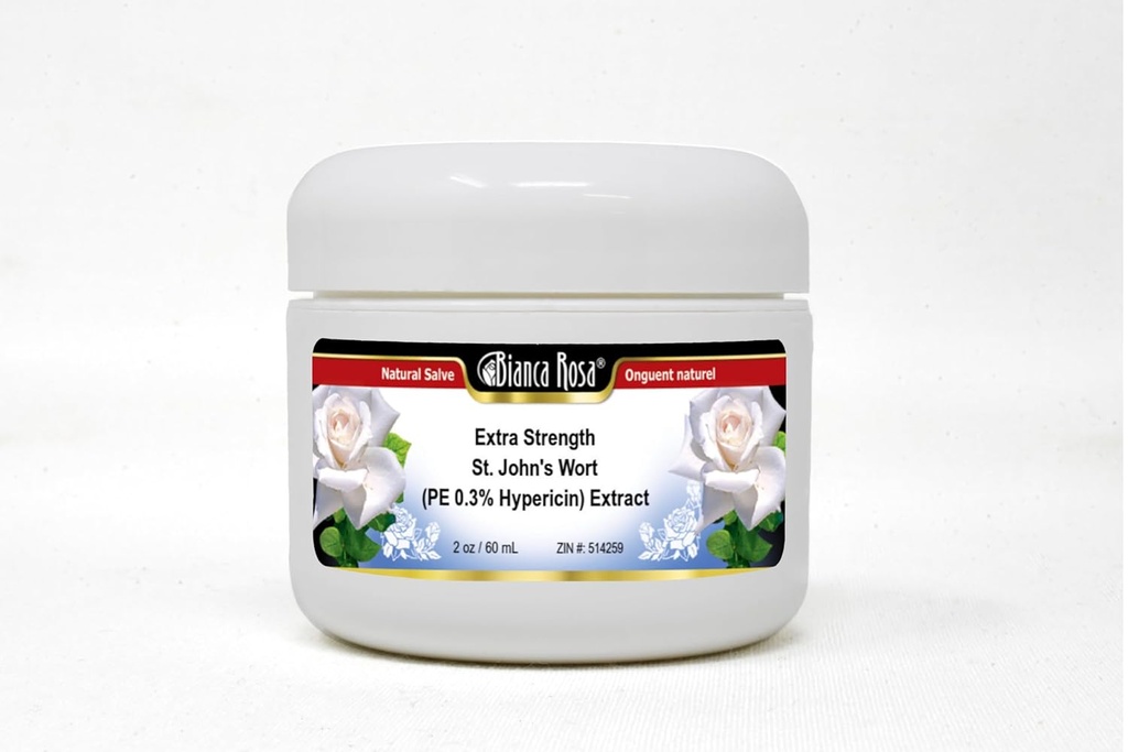 Bianca Rosa Extra Strength St. John's Wort (PE 0,3% Hypericine) Extrait - Salve Ointment (2 oz, ZIN: 514259)