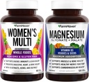 FarmHaven Bundle - Multivitamine pour les femmes et Magnésium Glycinate & Malate Complex