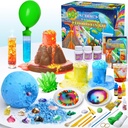 UNGLINGA 50+ Science Lab Experiments Kit pour les enfants, STEM Activités Educative Scientist Jouets Cadeaux pour Garçons Ensemble Chimie Filles, Gemme, Volcan Eruption
