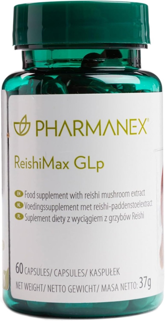 ReishiMax Supplément de soutien immunitaire, Extrait rouge de champignons Reishi, 60 capsules, stimule la santé immunitaire, soutient l'énergie, la vitalité et le bien-être général
