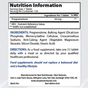 Meilleurs naturels Pregnenolone 30 Mg & COQ10 100 mg