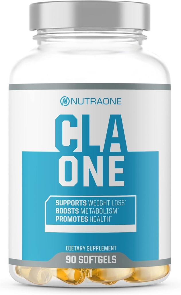NutraOne CLAOne Supplément de la nutrition — Acide linoléique conjugué (ALC) Supplément naturel* (90 capsules)