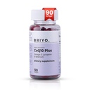 Briyo CoQ10 100mg Supplément avec Omega 3 EPA DHA, Lycopène et Sélénium – pour la santé cardiaque, le soutien énergétique, la protection antioxydante, le vieillissement en santé – une fois par jour softgels, 90 Compte