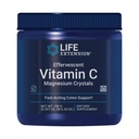 Prolongation de vie Vitamine effervescente C Cristaux de magnésium, soulagement immédiat de la constipation occasionnelle, sans gluten, sans OGM, végétarien, net wt. 180 Grams