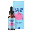 JoySpring Genius Drops for Kids.com Supplément cliniquement prouvé Focus.com Complement à base de plantes liquides avec Ginkgo Biloba pour enfants (1 fl oz) 30 portions